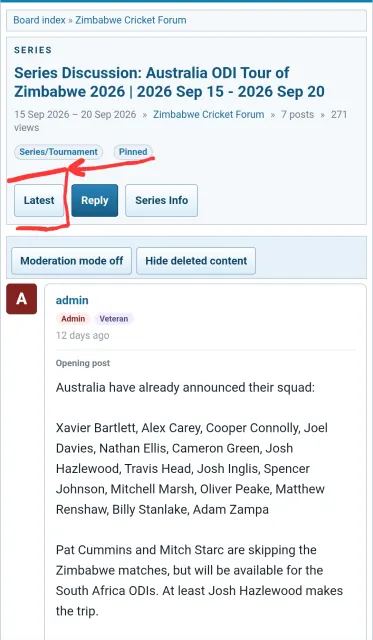 Latest Button in Threads